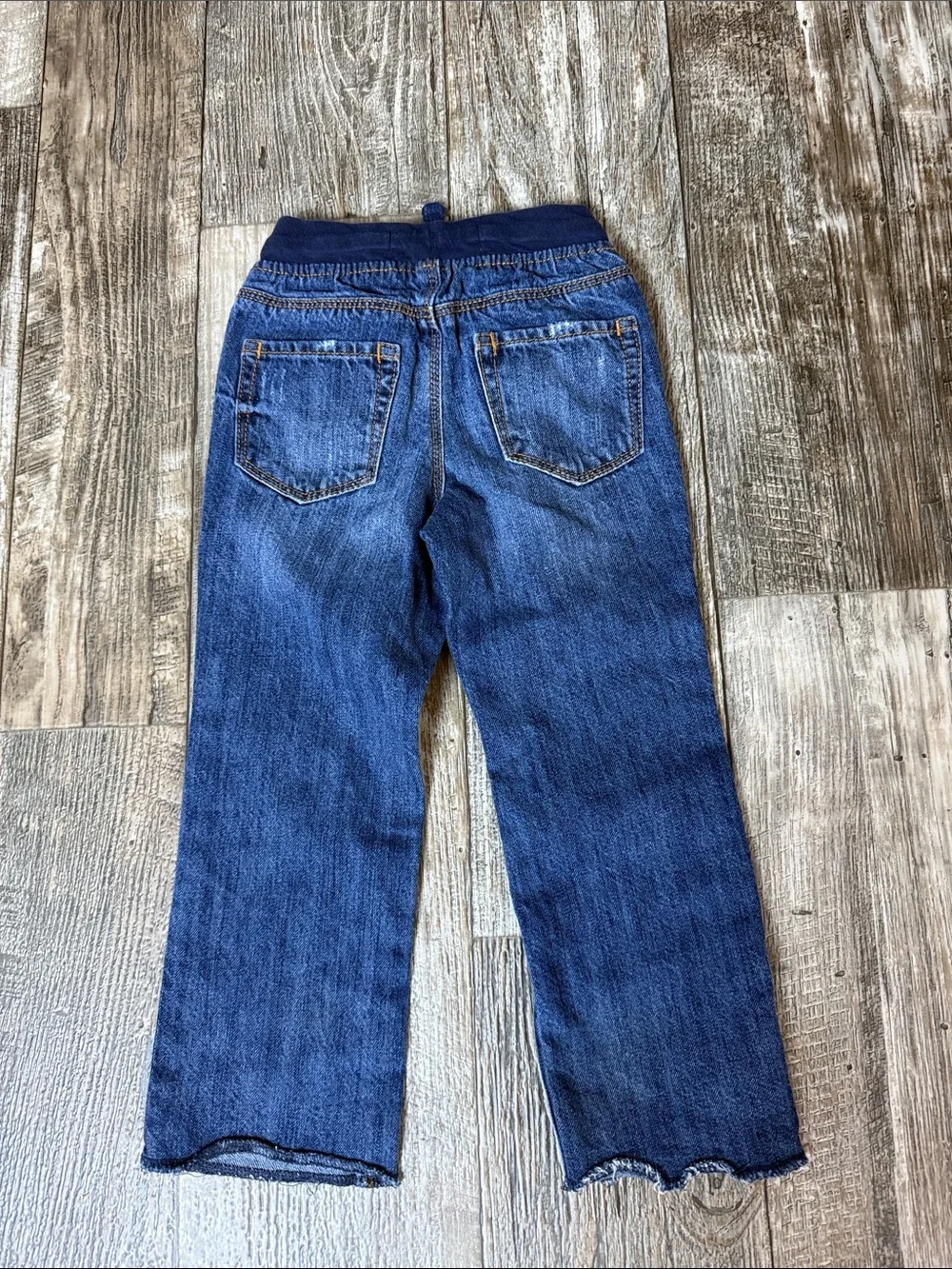 🌟Old Navy 🌟Blue Distressed Jogger-Style Denim Pants, 3T